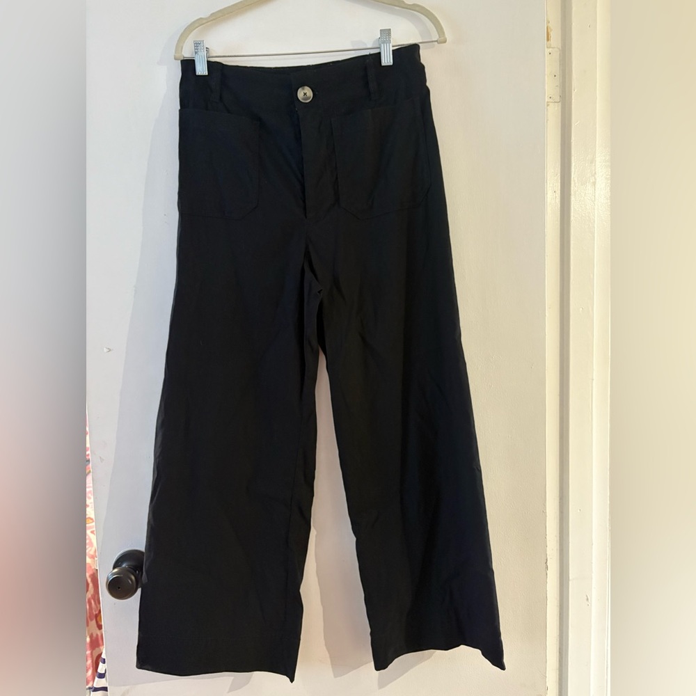 Anthropologie Maeve Colette cropped Wide leg pants, EUC size 30/10